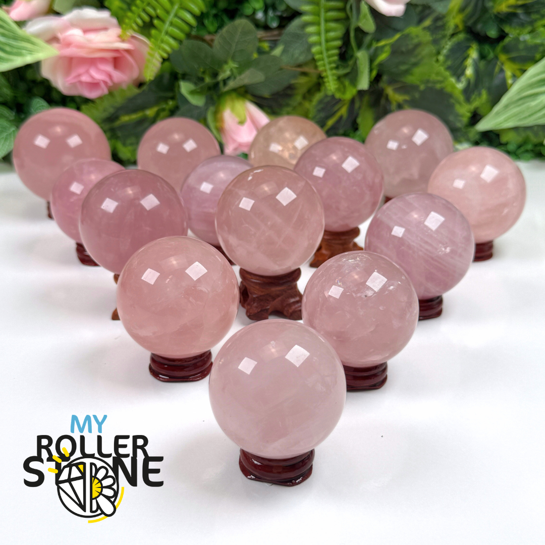 Sphère Quartz rose Étoilé