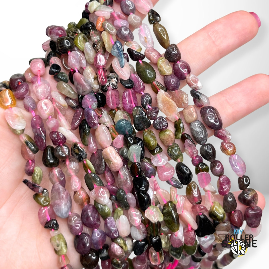 Perle Baroque Tourmaline Multicolore