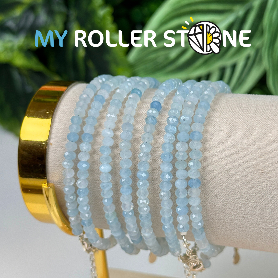 Bracelet Aigue marine Argent