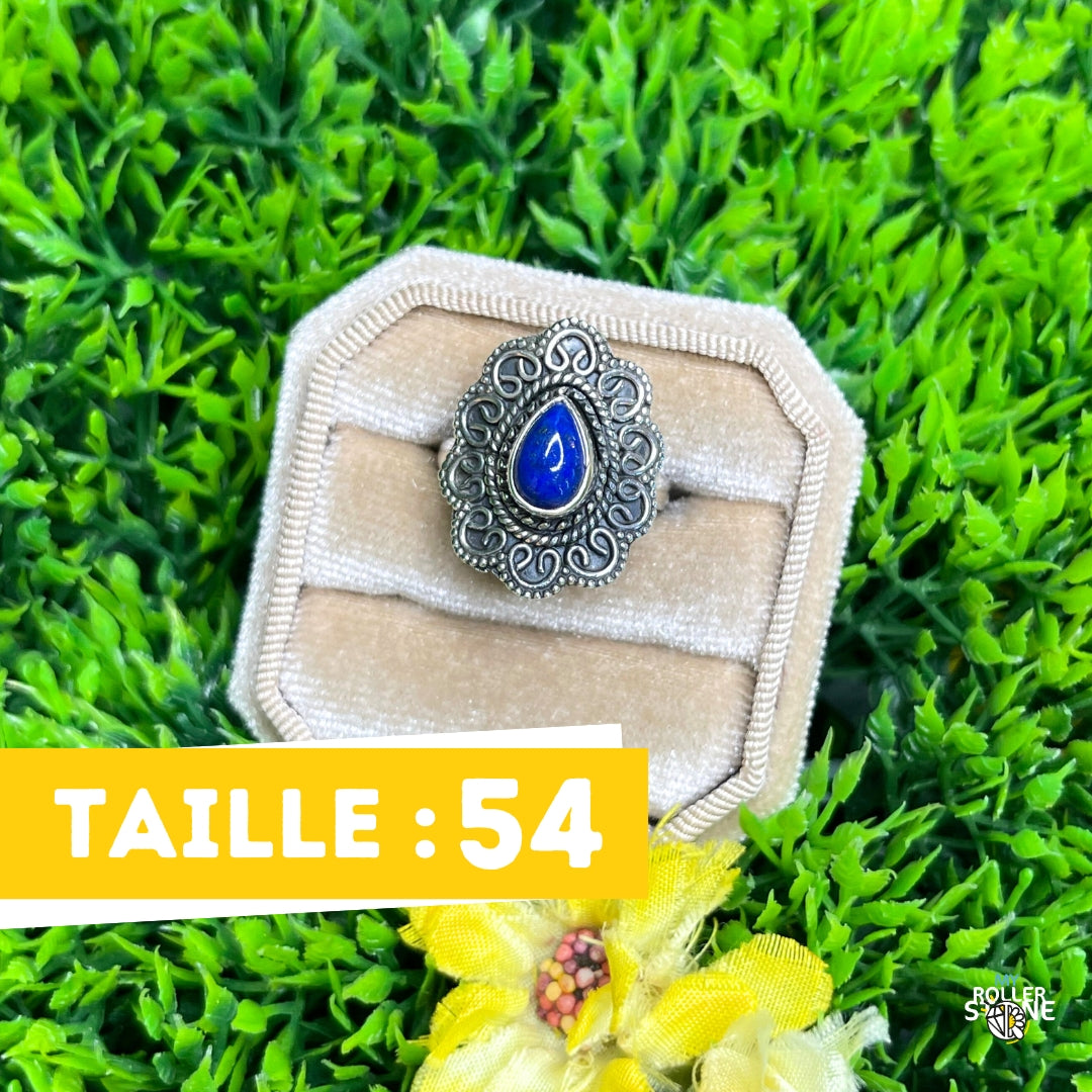 Bague Argent 925 Lapis Lazuli #198