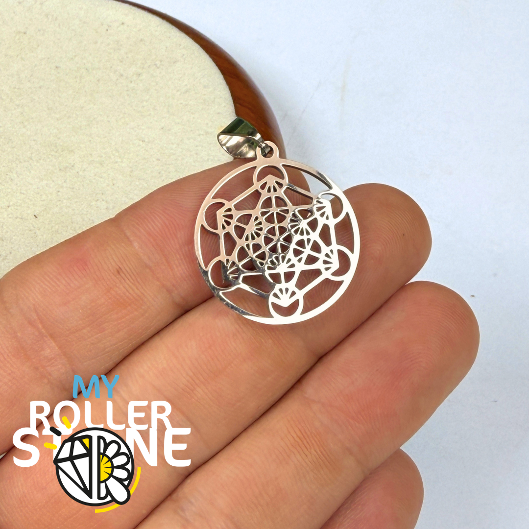 
Pendentif Métatron acier Argenté
