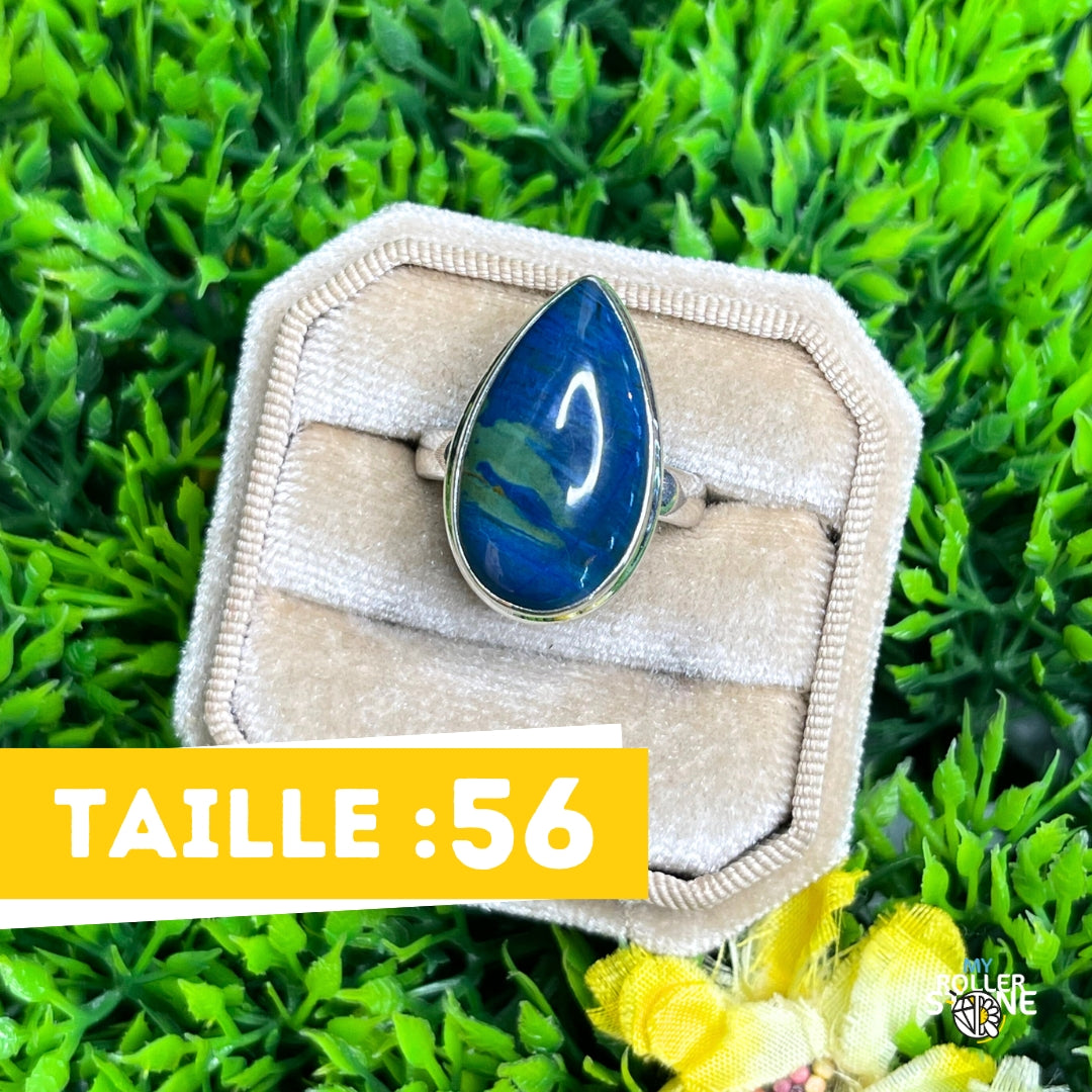 Bague Argent 925 Azurite #5