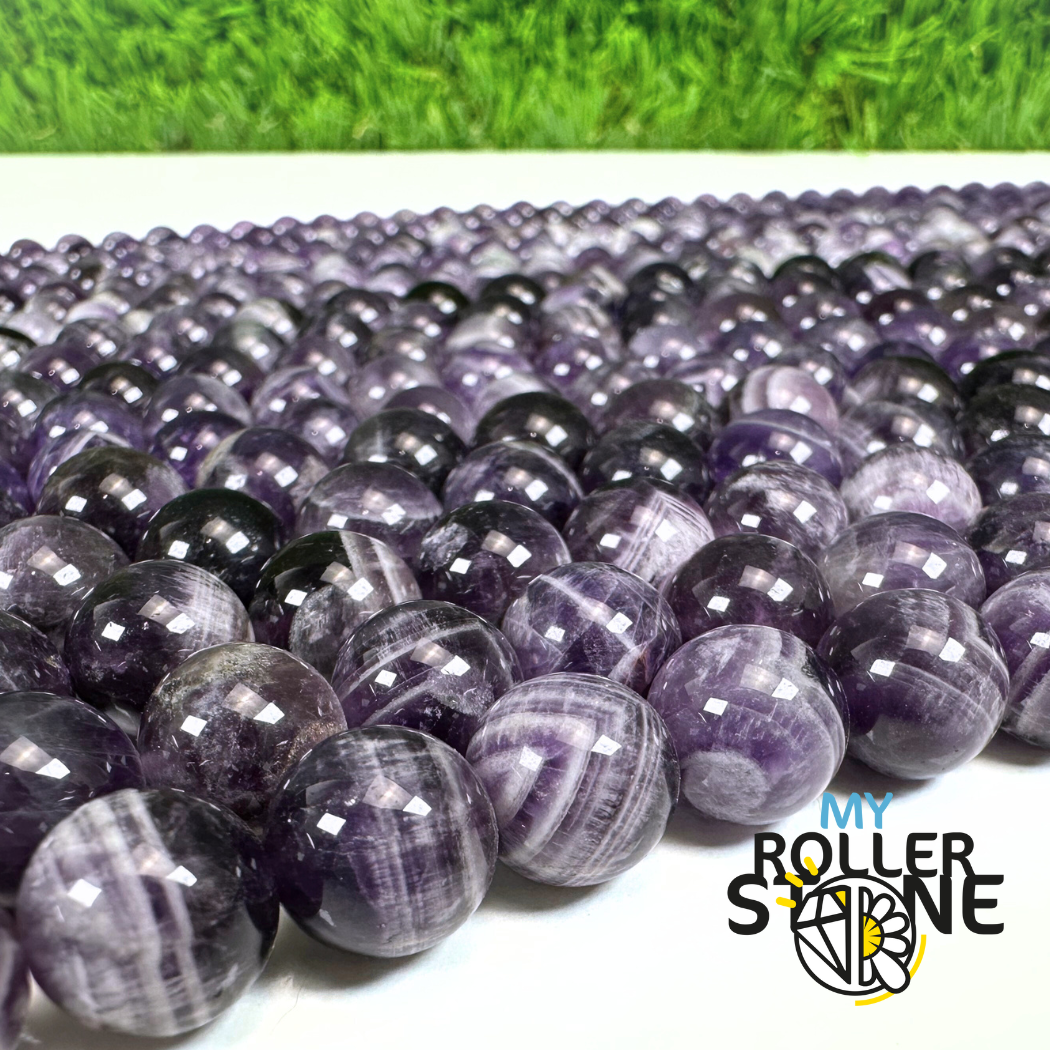 Perle Améthyste Chevron 5A