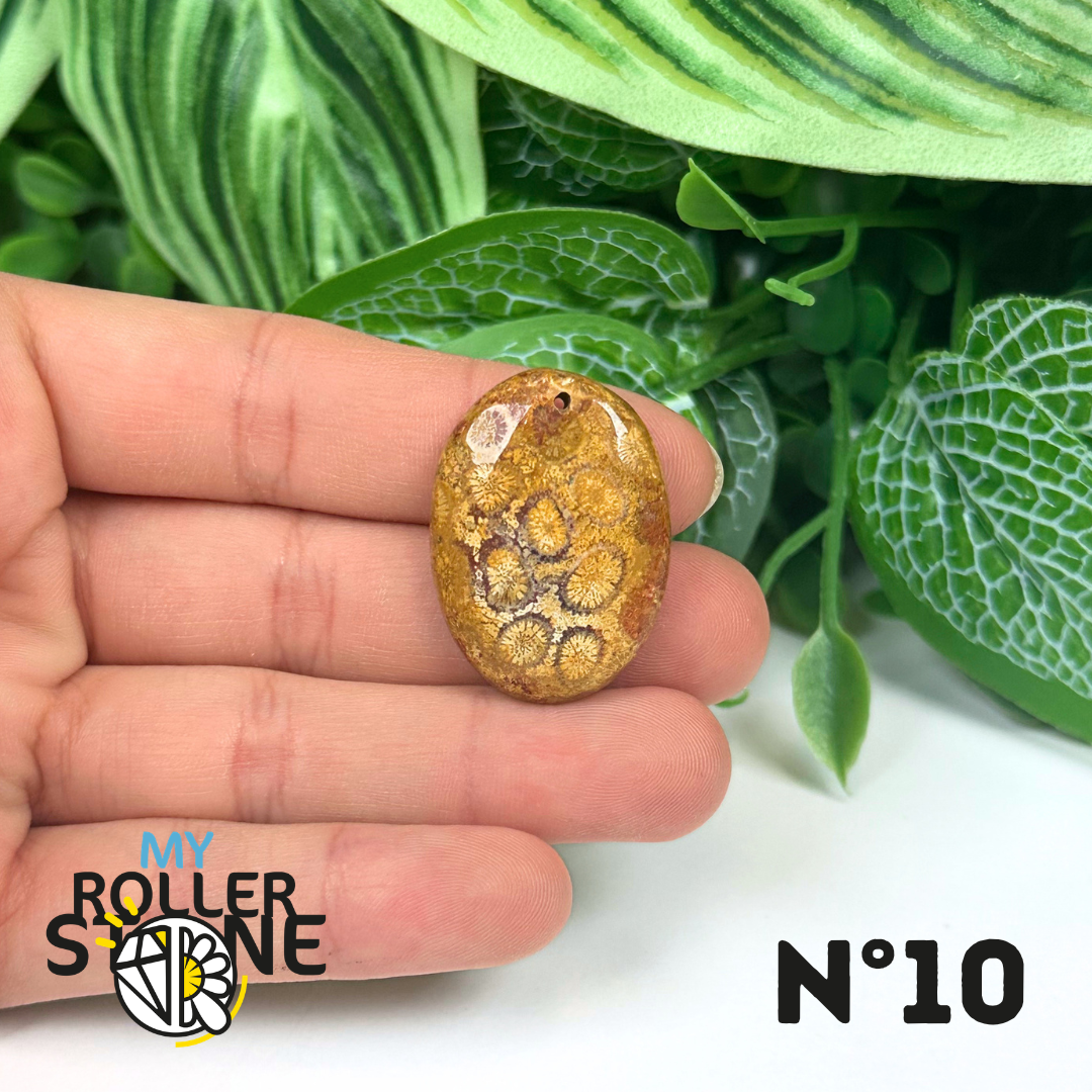 Pendentif Chrysanthème Forme Libre 5A