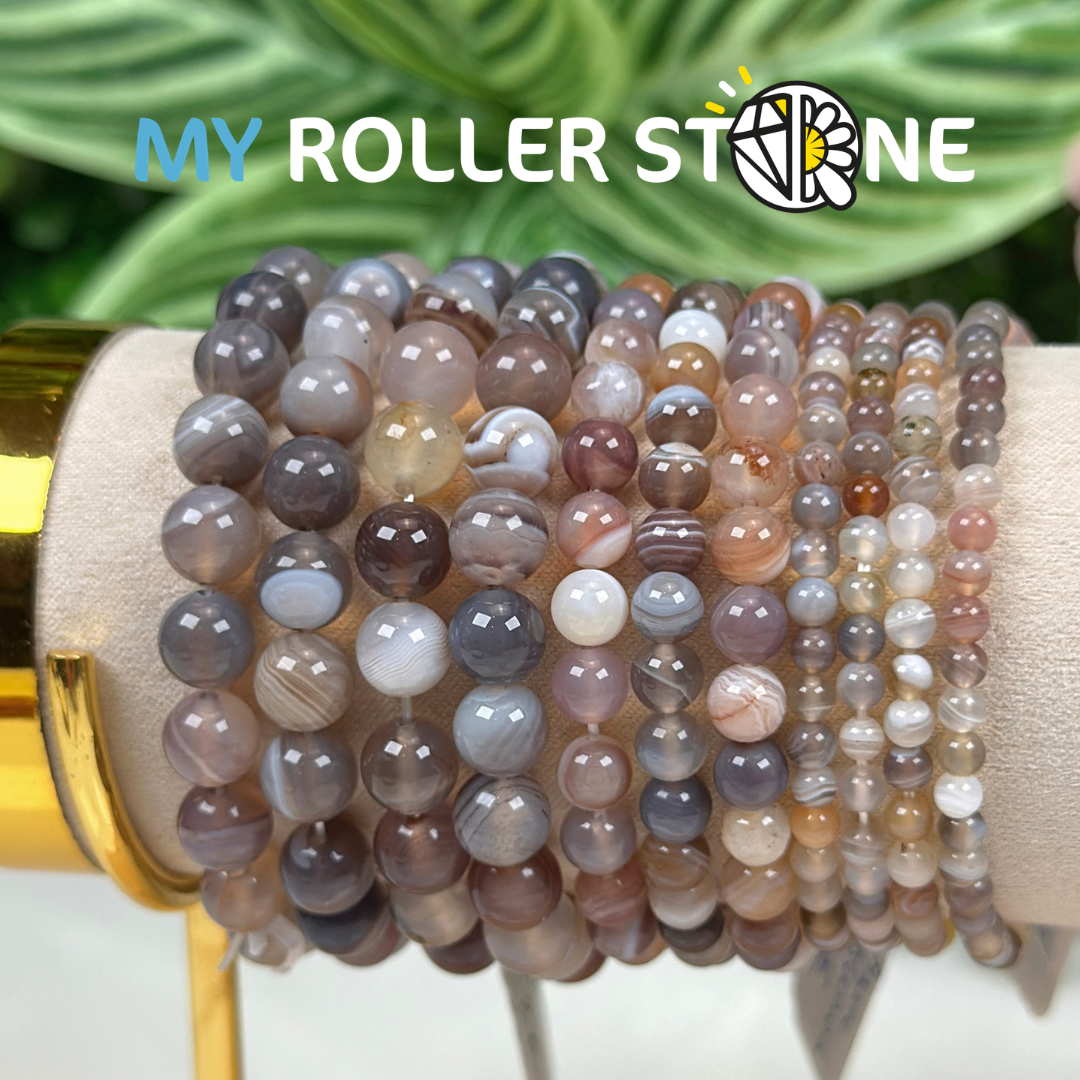 Bracelet Agate du Botswana 3A