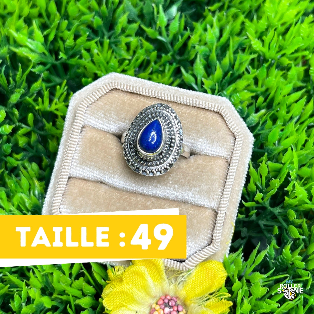 Bague Argent 925 Lapis Lazuli #156