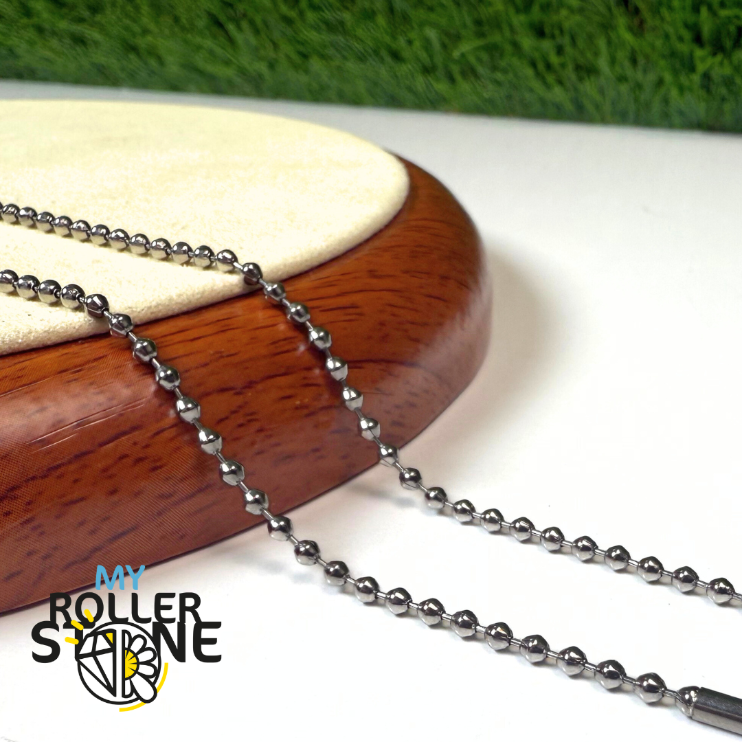 Chaine avec boules Acier Inoxydable Argenté