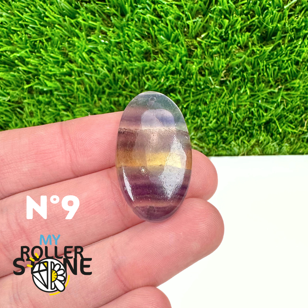 Pendentif percé Fluorite 5A