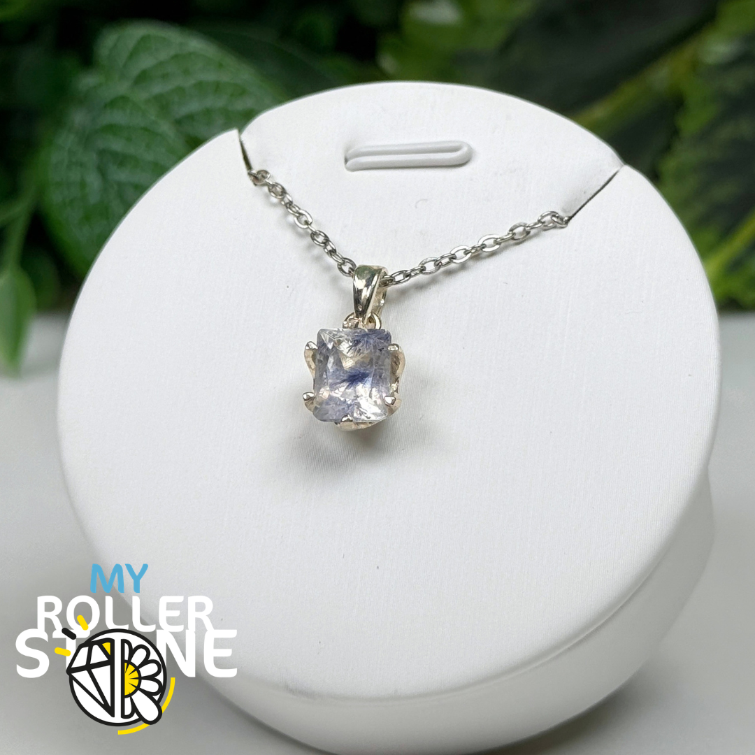 Pendentif Dumortiérite Cristallisée #1