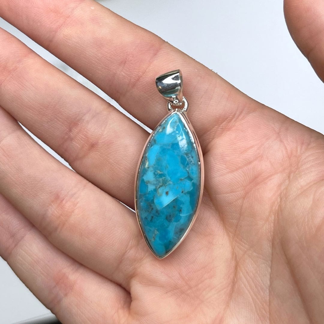 Pendentif Argent Turquoise Mohave #5