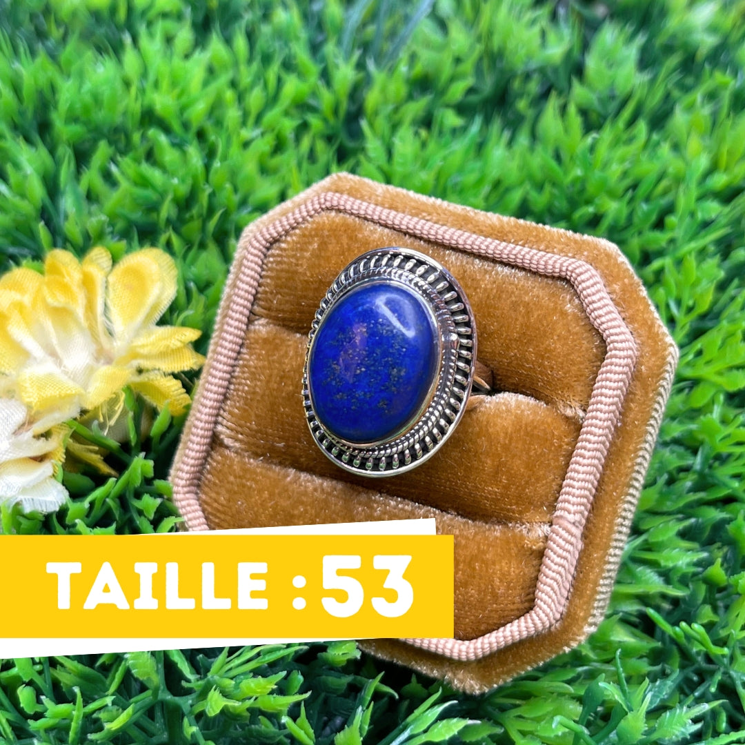 Bague Argent Lapis Lazuli #53