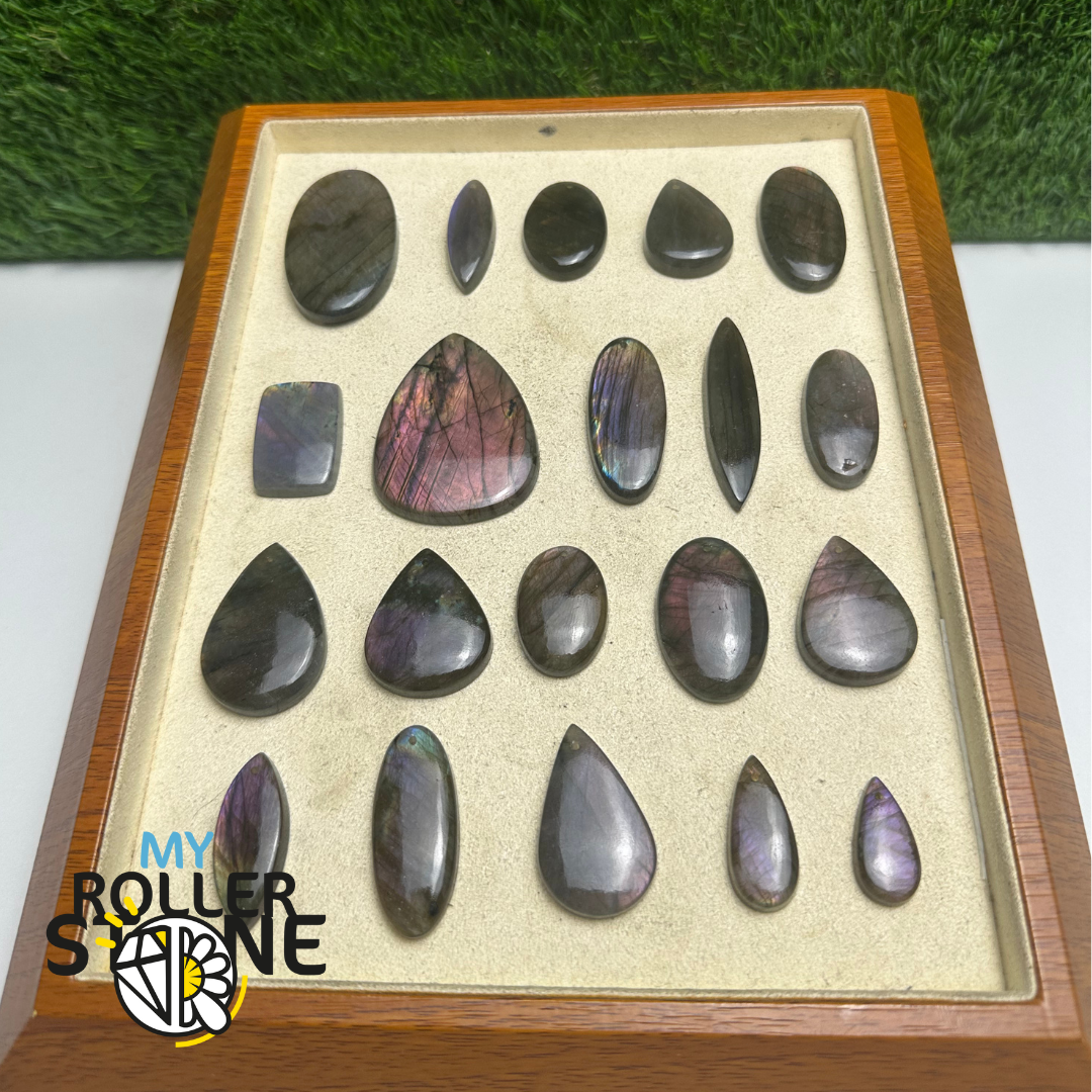 Pendentifs Labradorite Violette forme Libre 5A