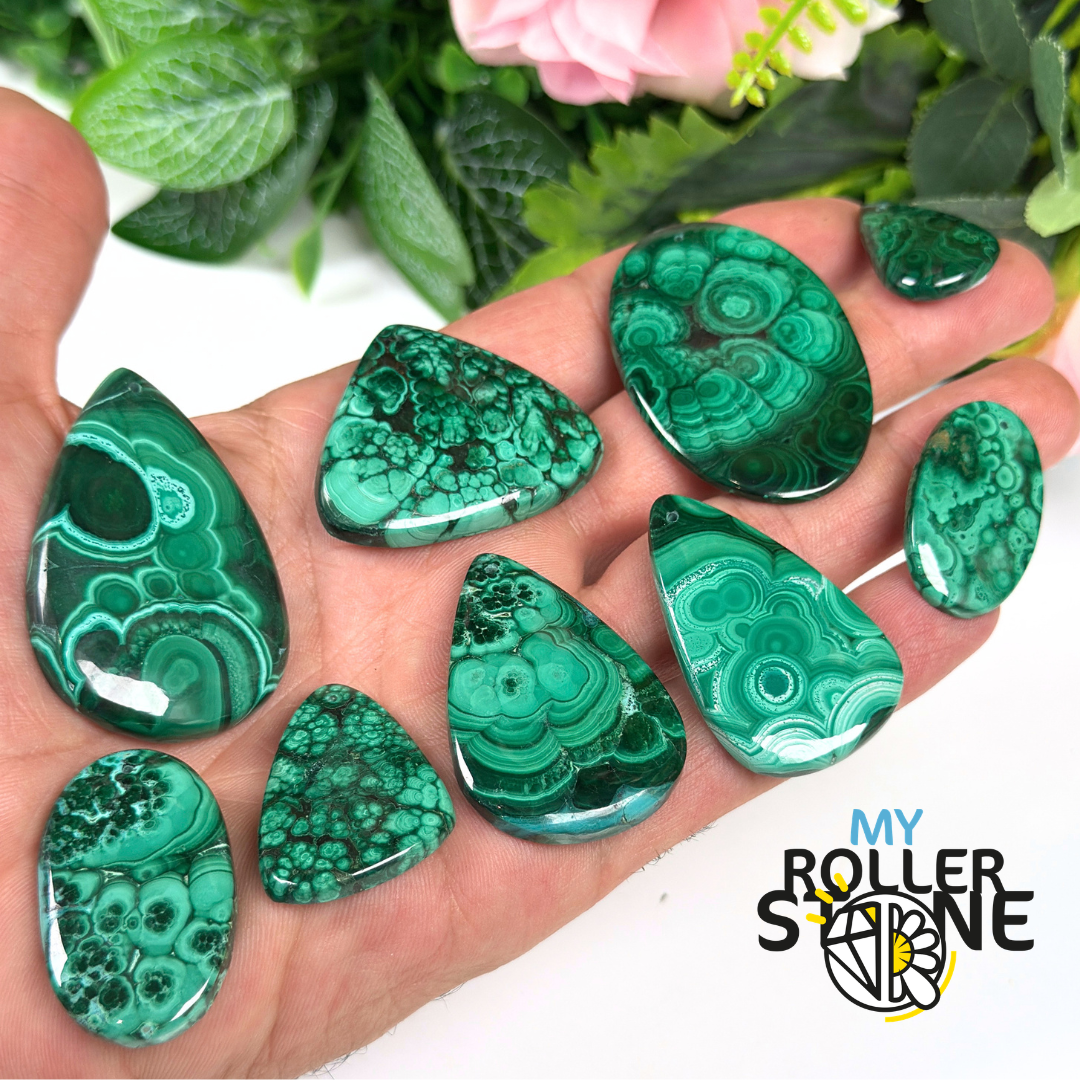 Pendentif Malachite Percé 5A
