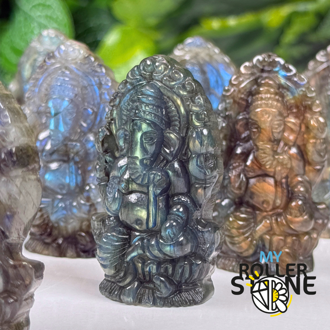 Ganesh en Labradorite