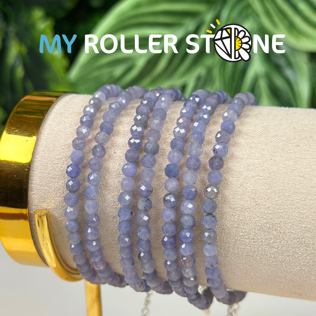 Bracelet Tanzanite fermoir Argent