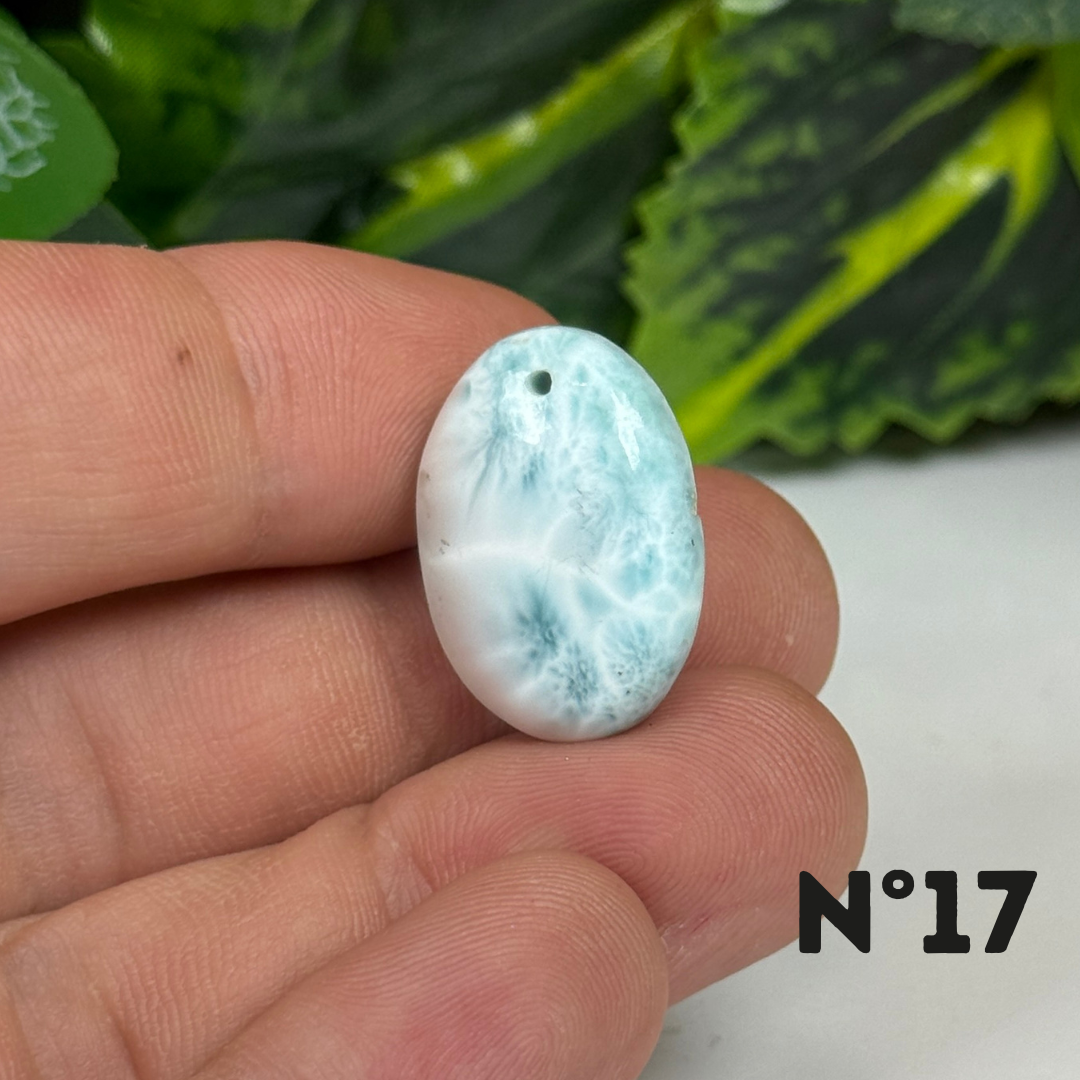 Pendentif Larimar 5A percé