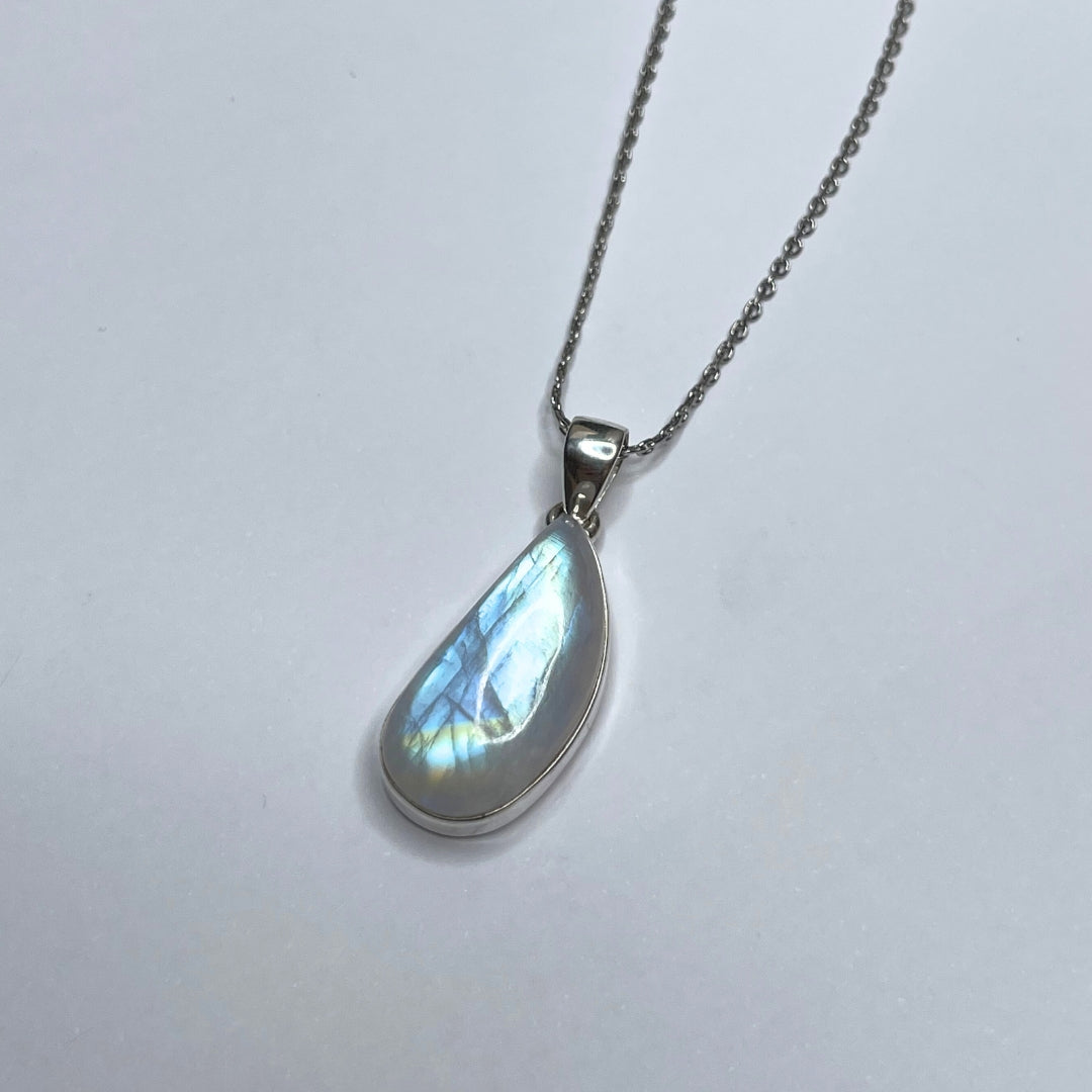 Pendentif Pierre de Lune Argent #27