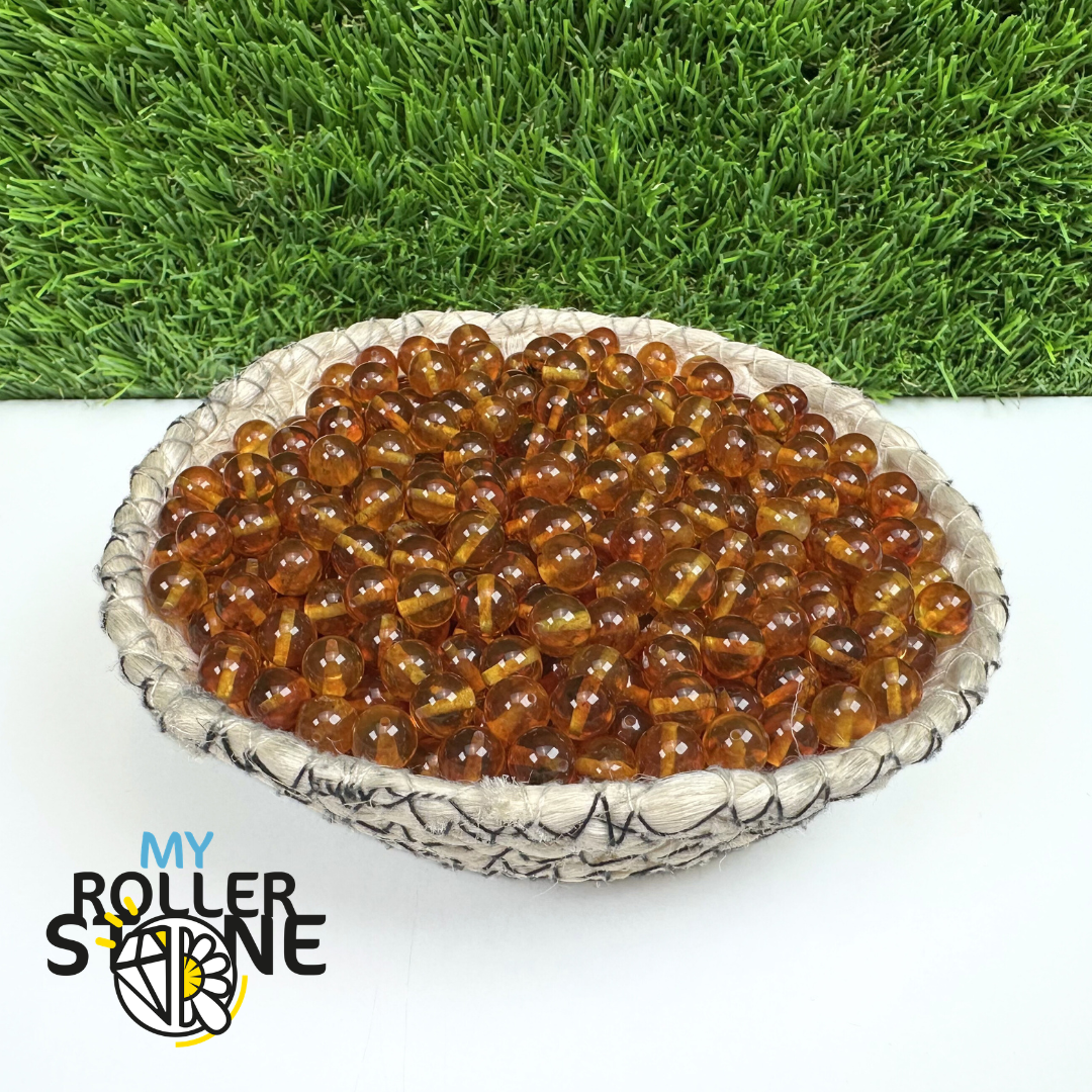Perles Ambre Miel