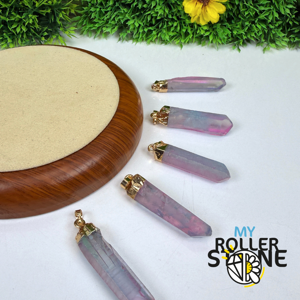 Pendentif Pointe Quartz Aura