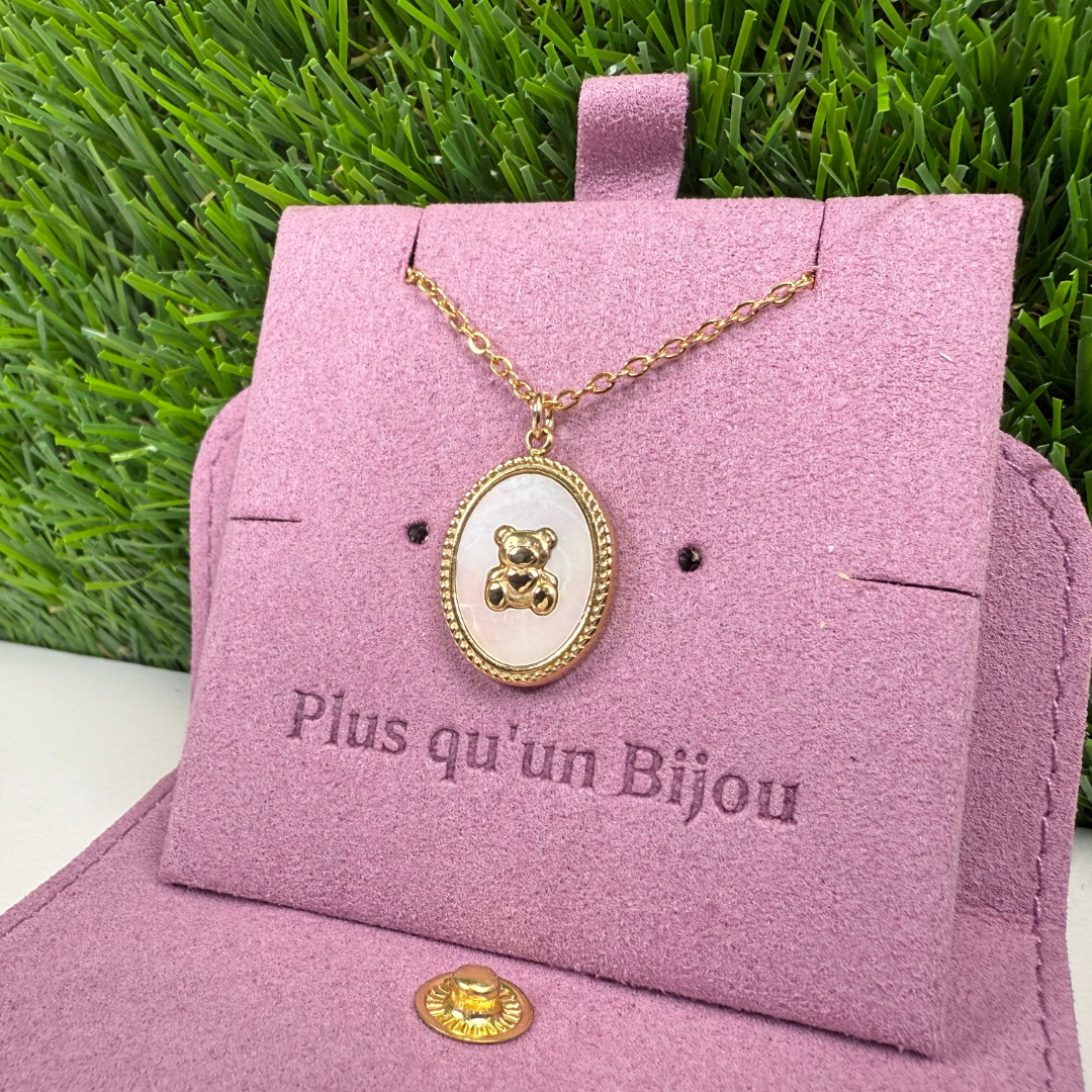 Pendentif Ourson et Nacre