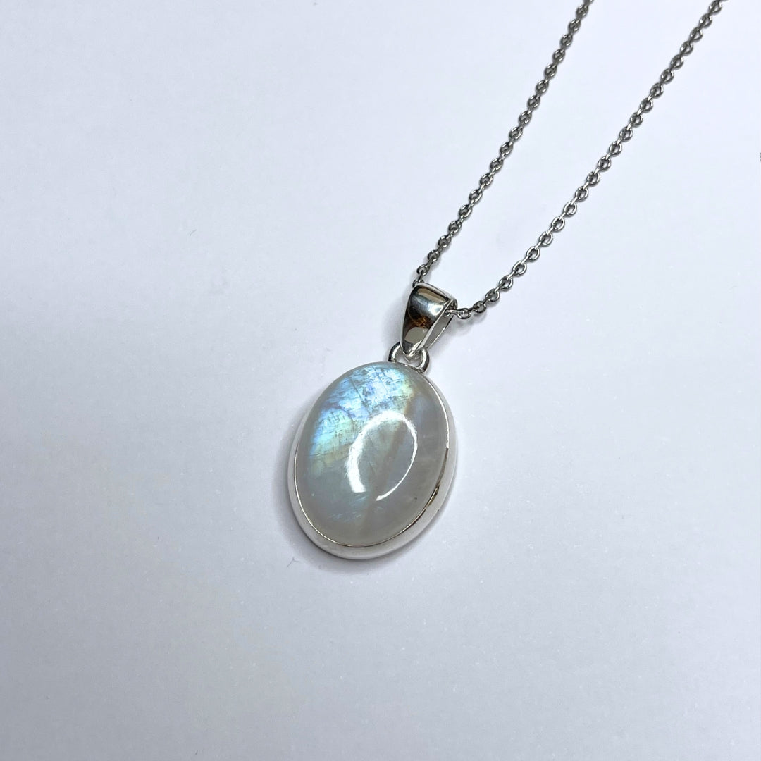 Pendentif Pierre de Lune Argent #28