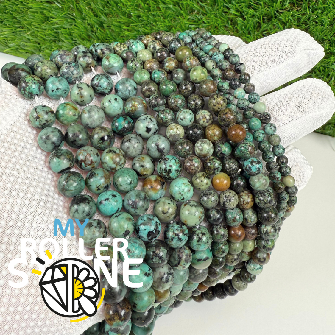 Perle Turquoise Africaine 3A