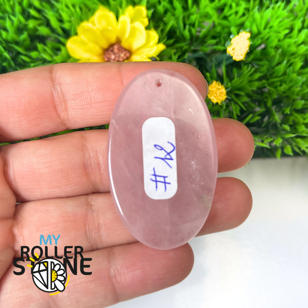 Pendentif Quartz rose percé