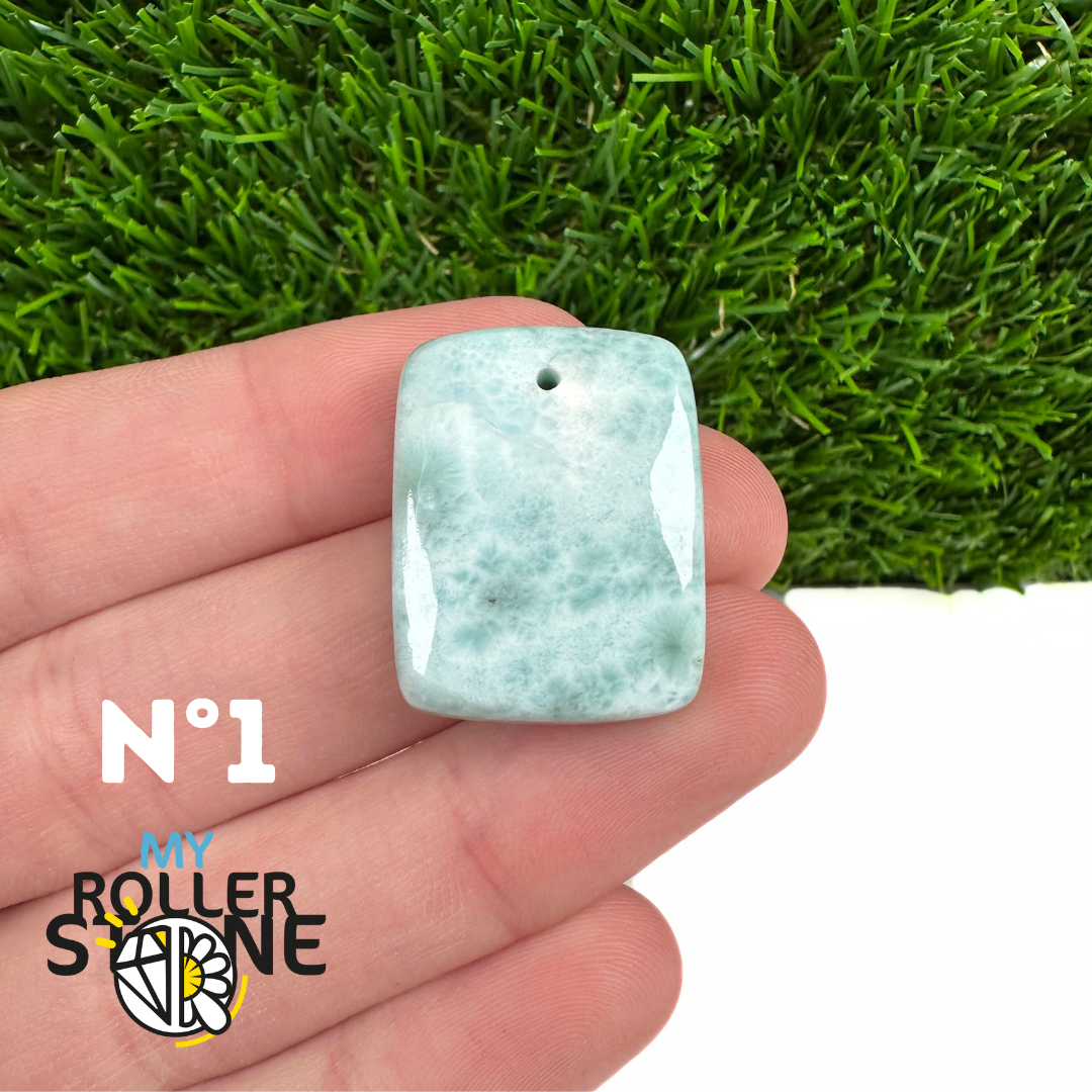 Pendentif Larimar 5A percé