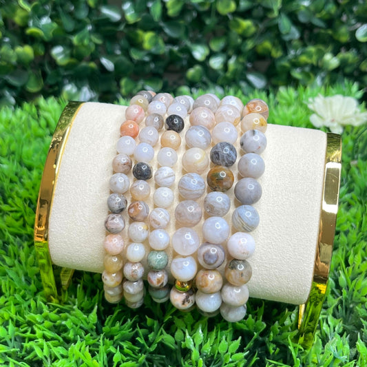 Bracelet Agate Bambou Sur-Mesure