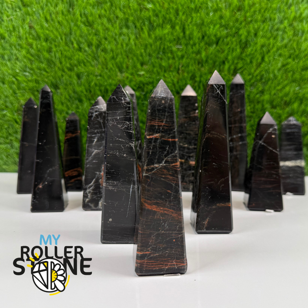Obélisque en Tourmaline noire