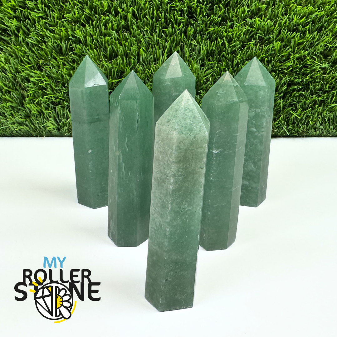 Pointes Pierre Aventurine Verte