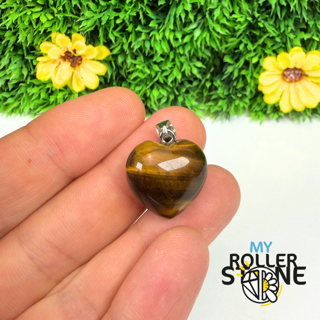 Pendentifs coeur pierre (13 variantes)