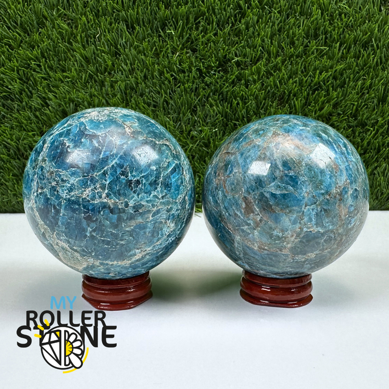 Sphère Apatite Bleue