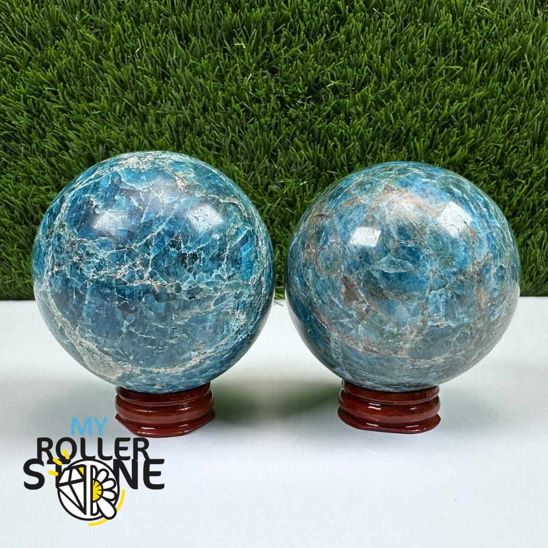Sphère Apatite Bleue