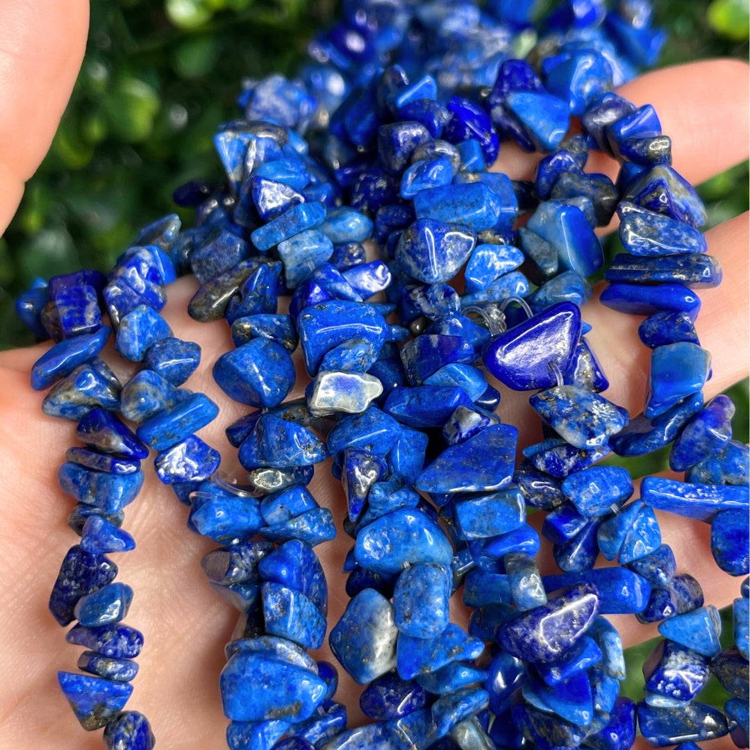 Perles Chips Lapis Lazuli (Grade AAA)