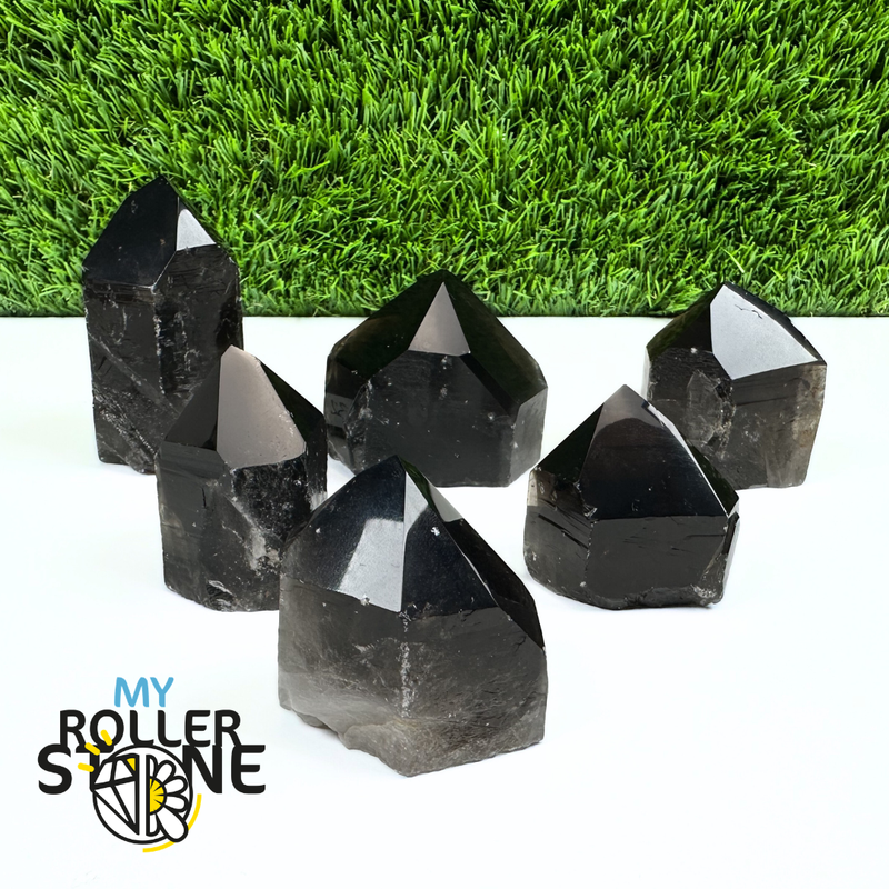 Pointes Pierre Quartz Fumée Petites Tailles