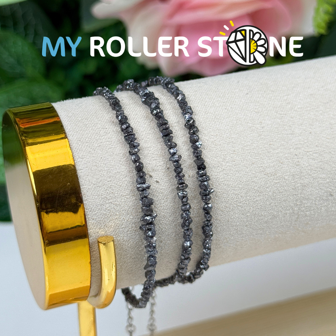Bracelet Diamant Noir Argent 925