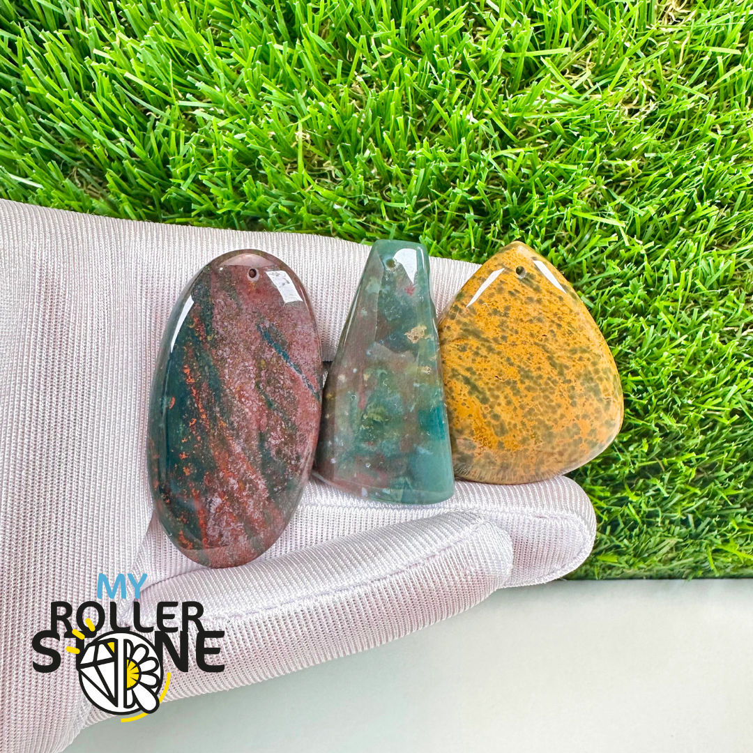 Pendentif Percé Héliotrope