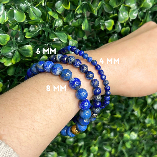 Bracelet en Lapis Lazuli Sur-Mesure