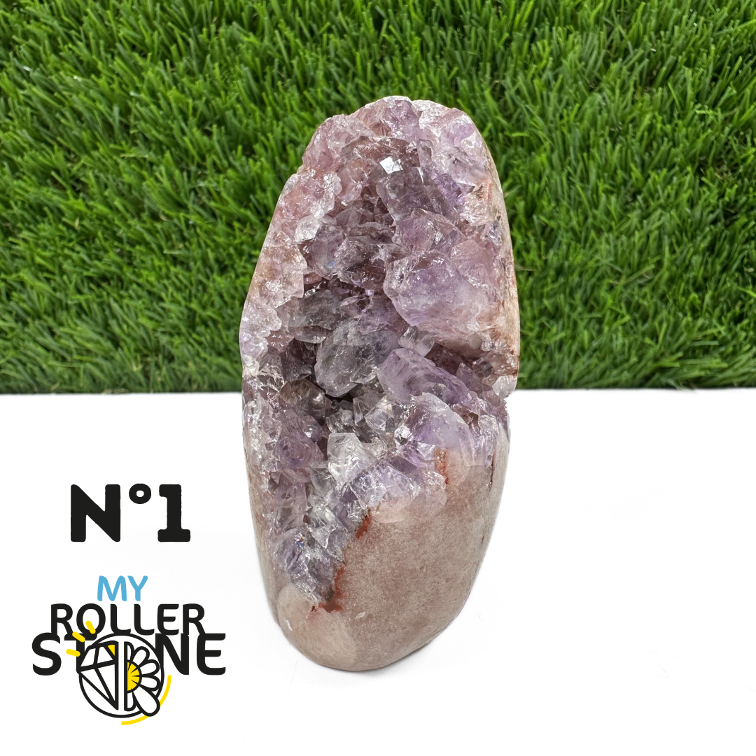 Géode Améthyste Rose du Brésil #1