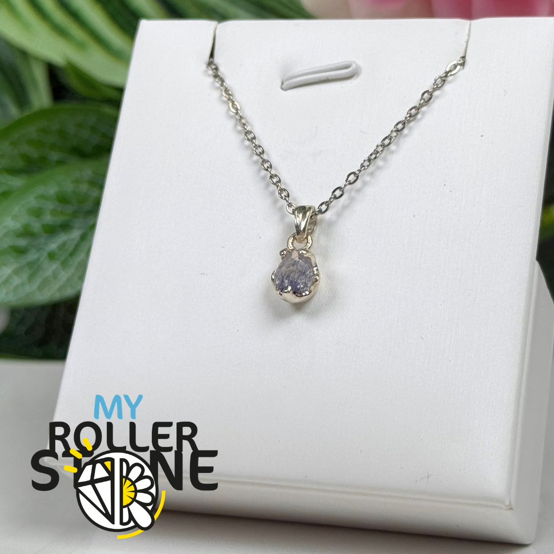 Pendentif Dumortiérite Cristallisée #3