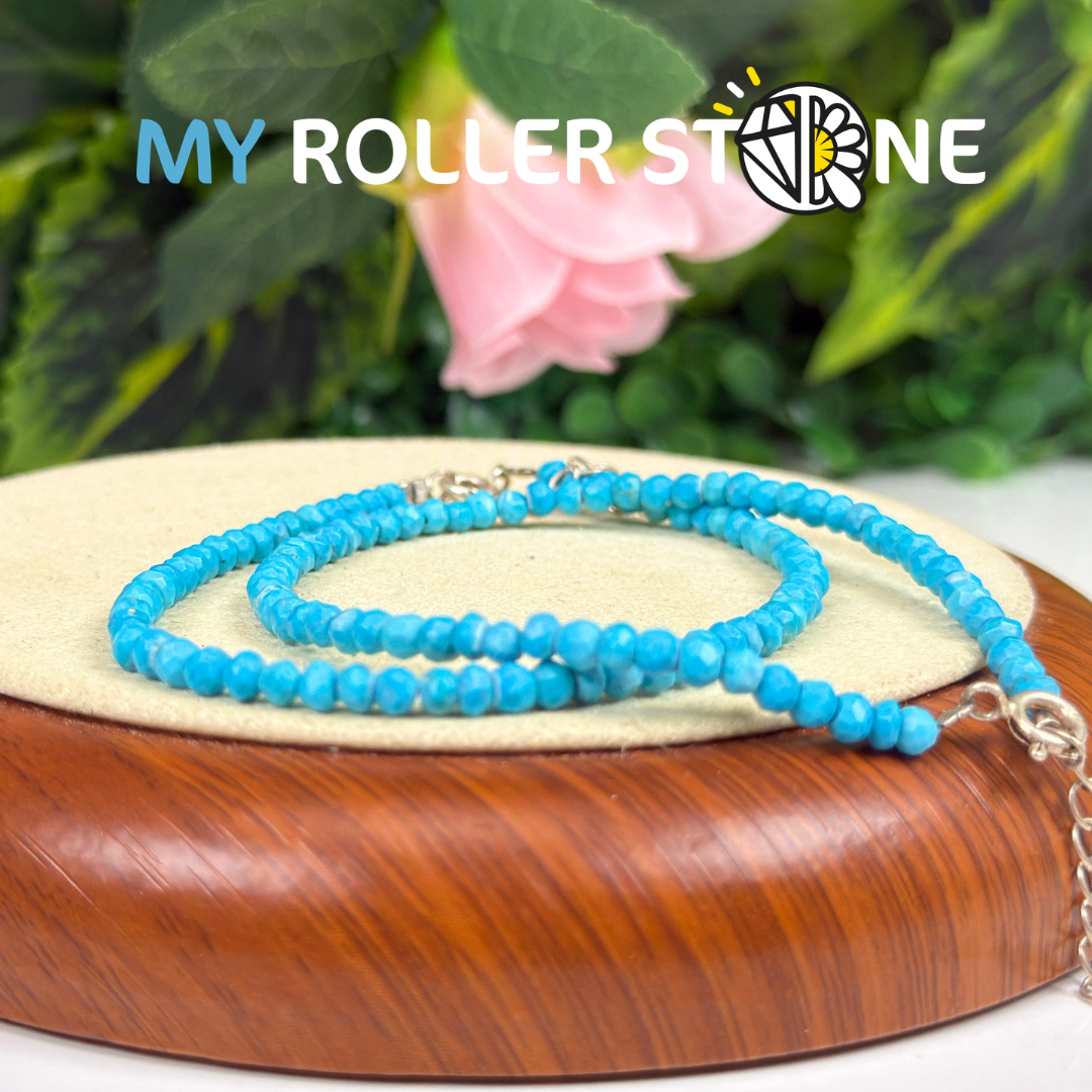 Bracelet Facetté en Turquoise Kingman