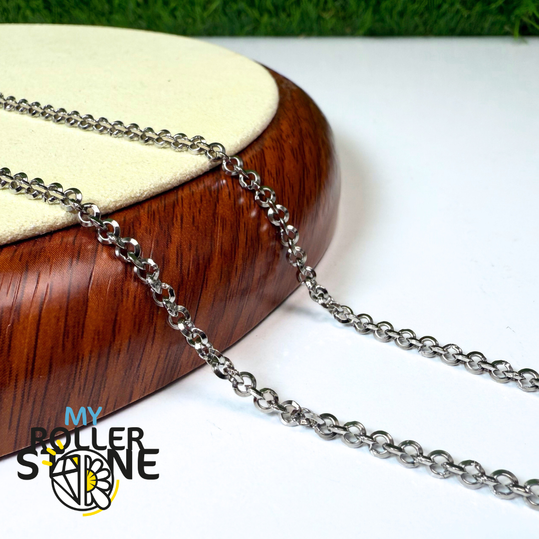 Chaine Rolo Acier Inoxydable Argenté