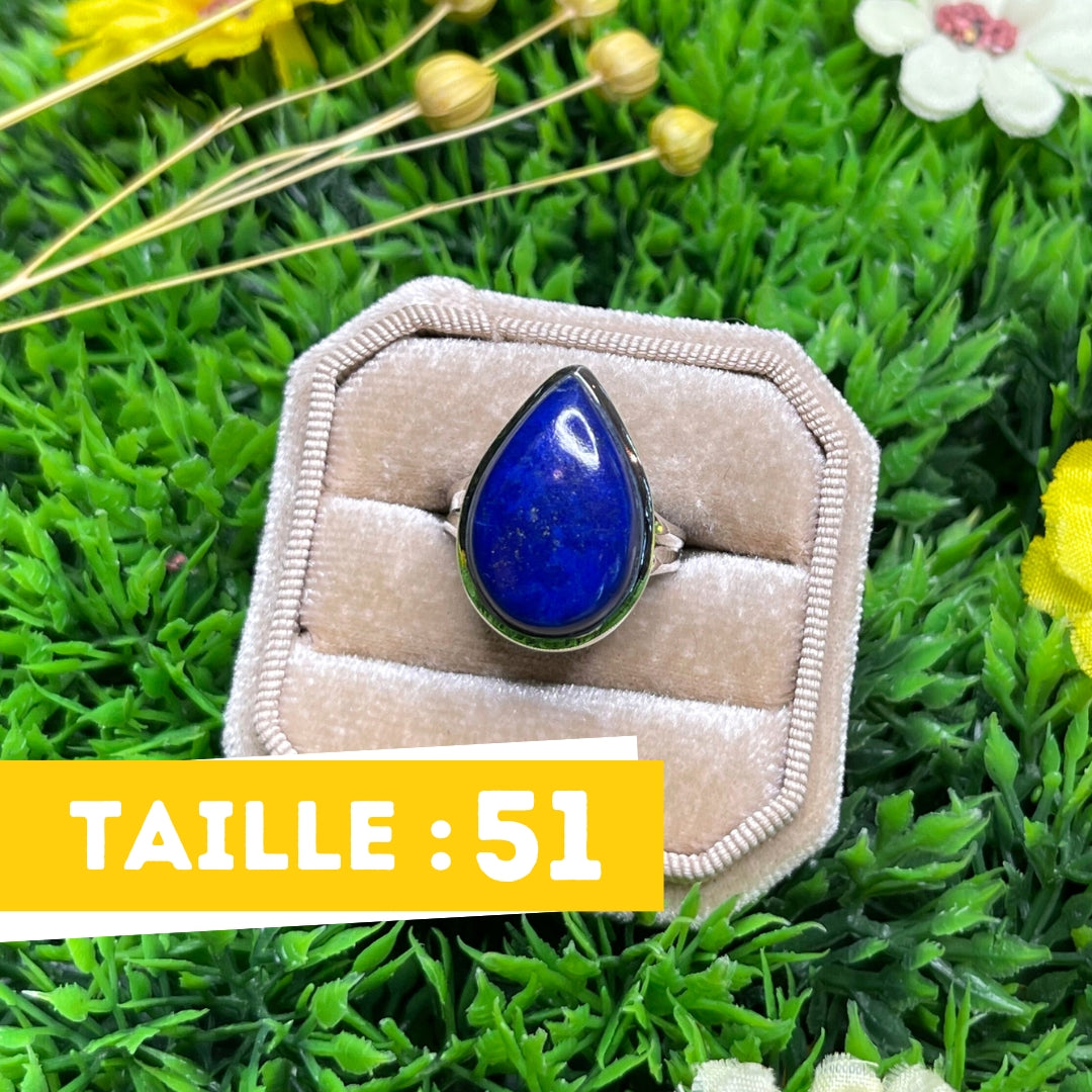 Bague Argent Lapis Lazuli #65