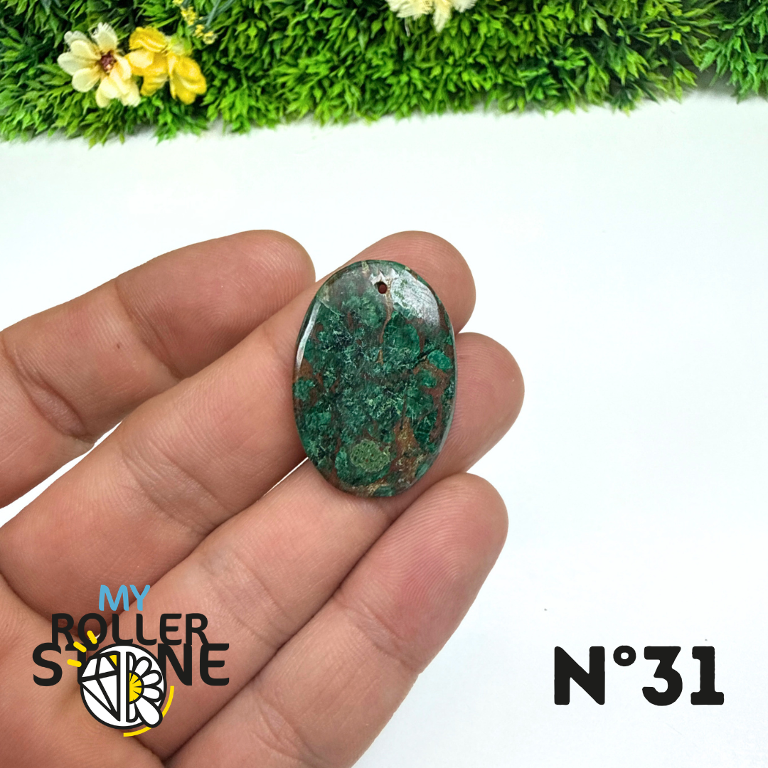 Pendentif Percé Chrysocolle