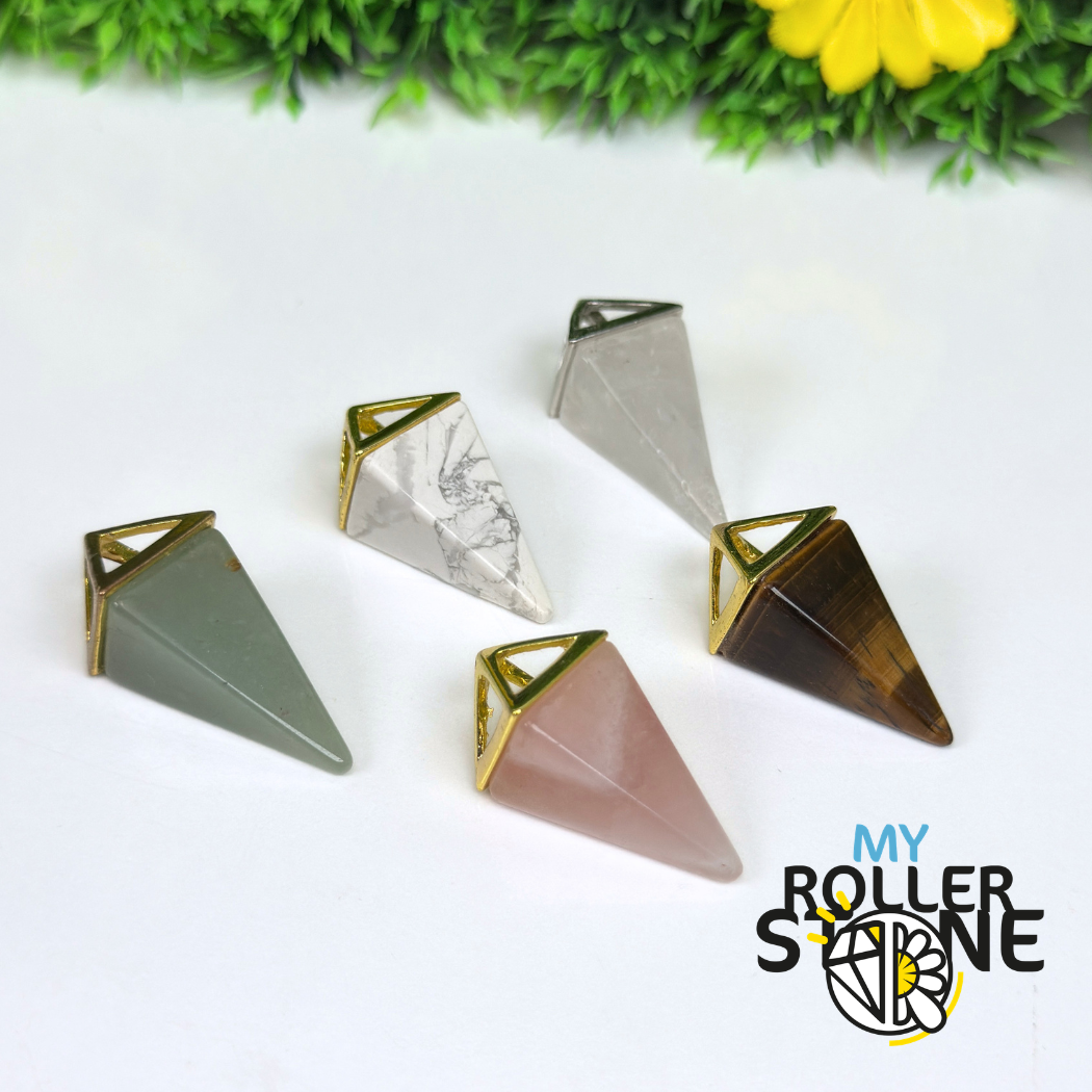 Pendentif Pyramide Pierres naturelles