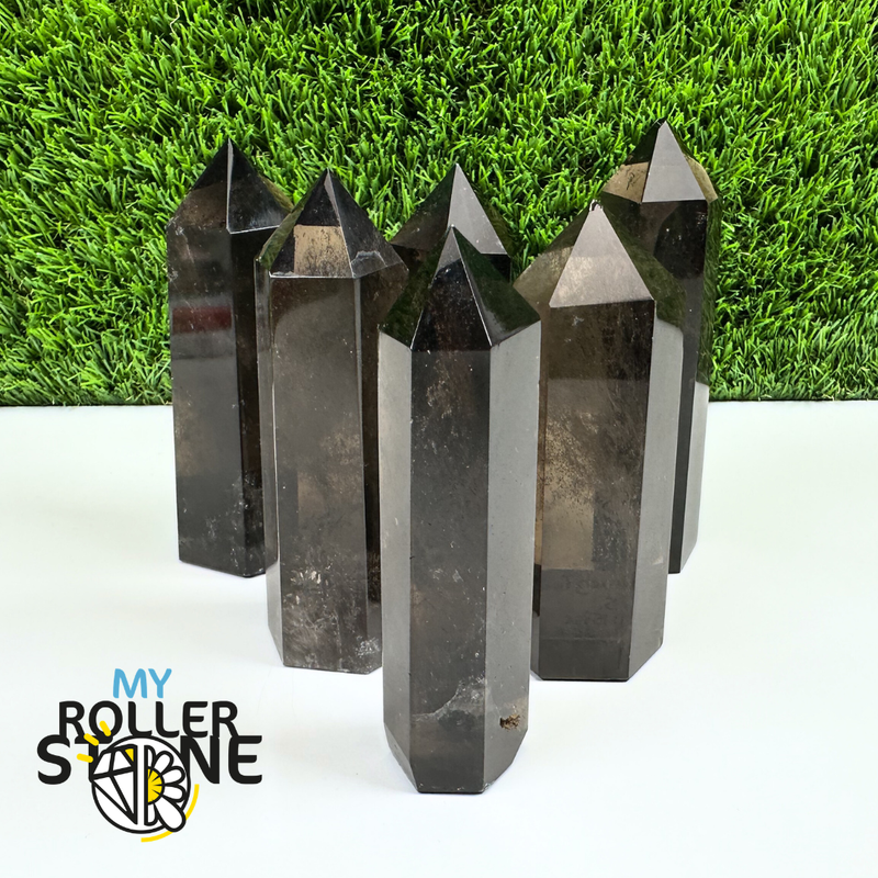 Pointes Pierre Quartz Fumée