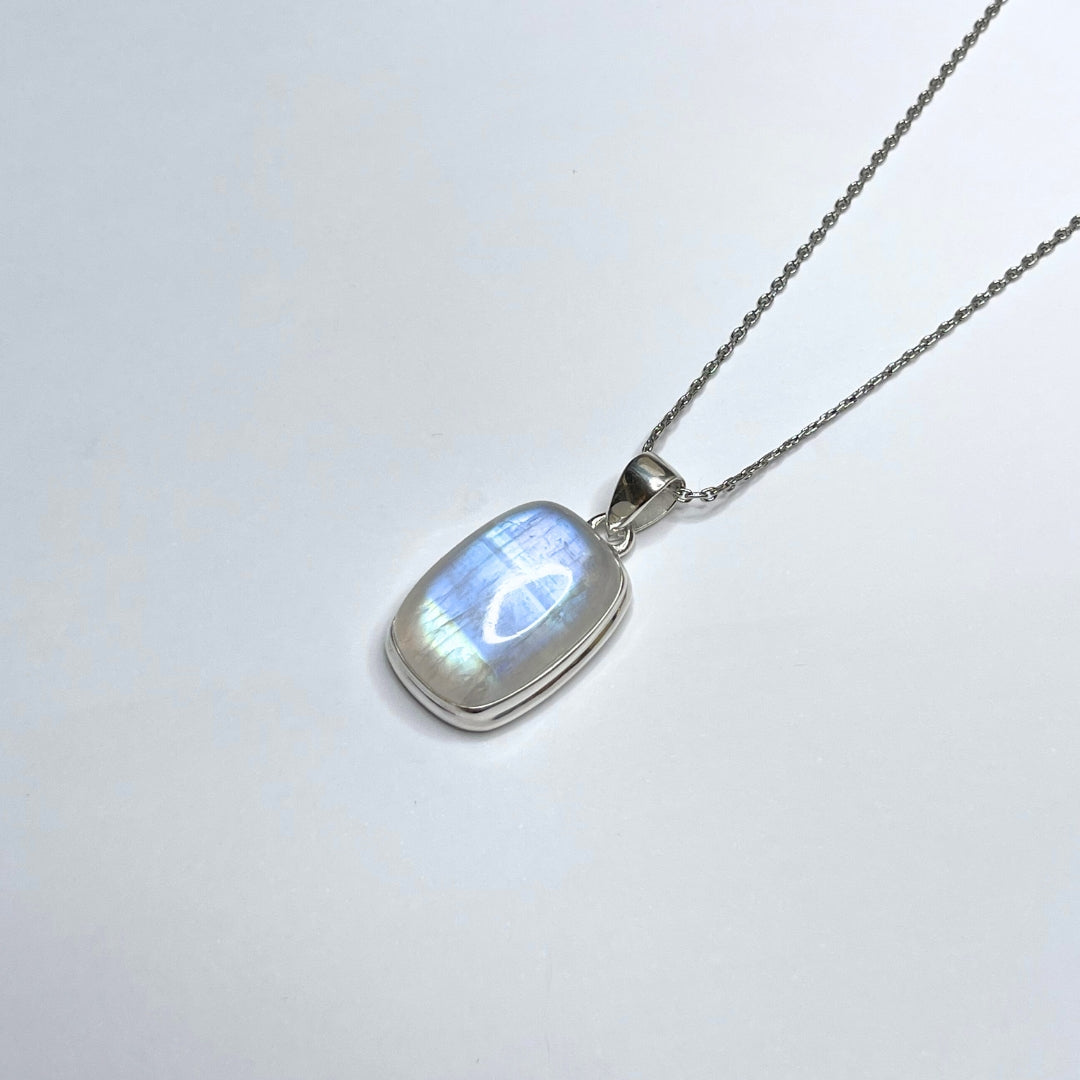 Pendentif Pierre de Lune Argent #11