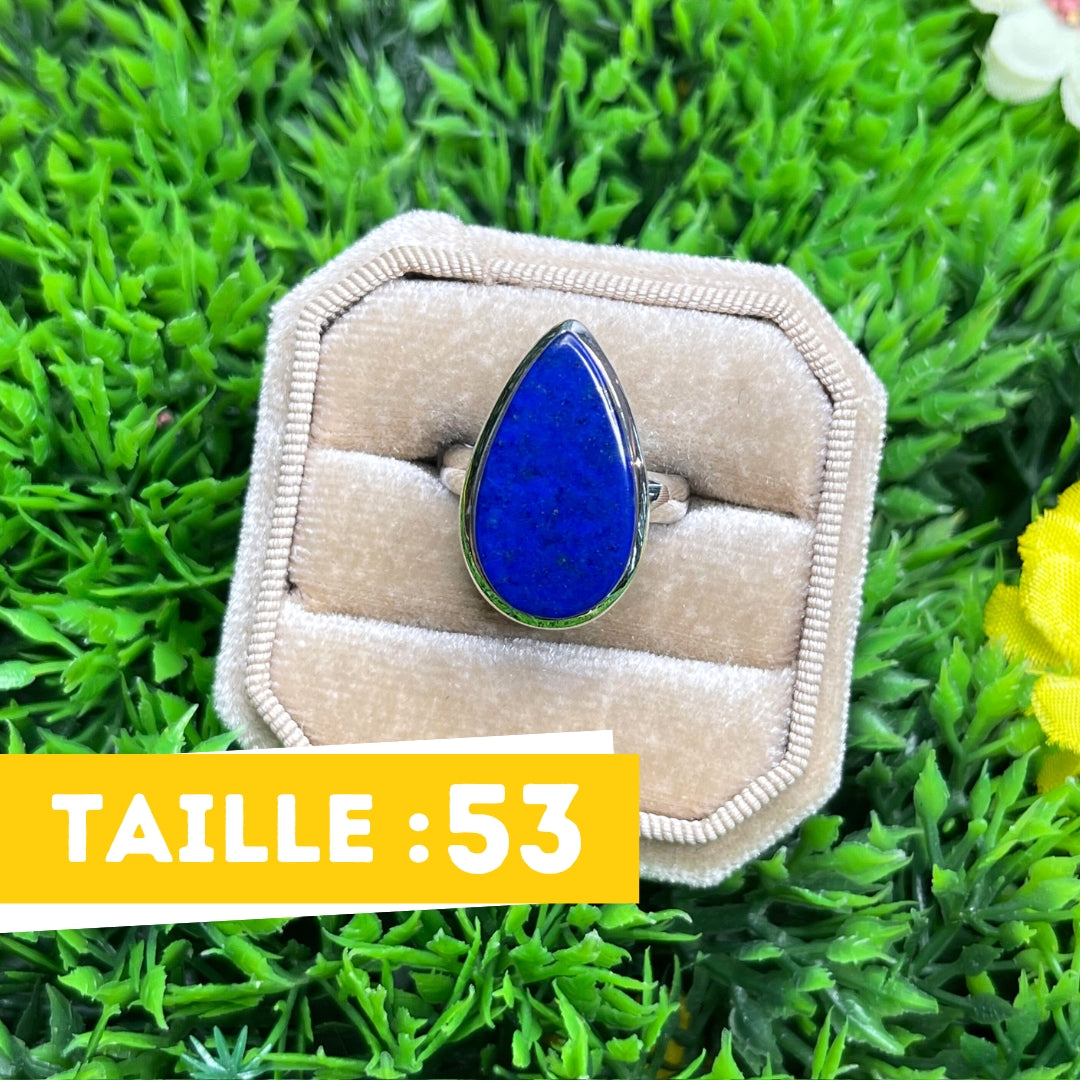 Bague Argent Lapis Lazuli #80