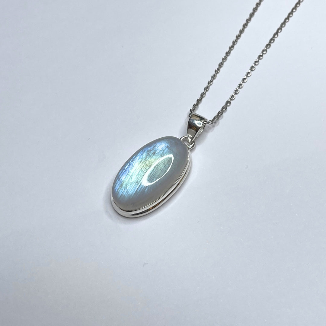 Pendentif Pierre de Lune Argent #26